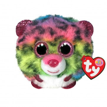 TY PUFFIES DOTTY - MULTICOLOURED LEOPARD