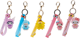 Hello Kitty and Friends - Hello Kitty Raincoat Series Boxed Keychain with Hand Strap