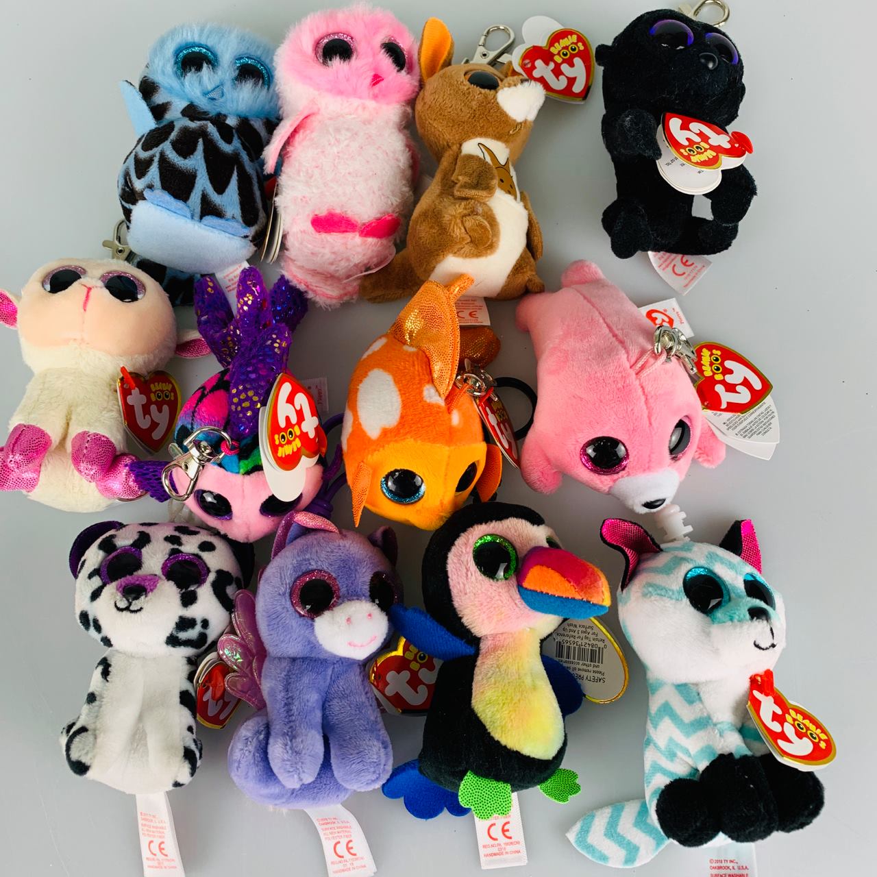 TY BEANIE BOOS - Clips