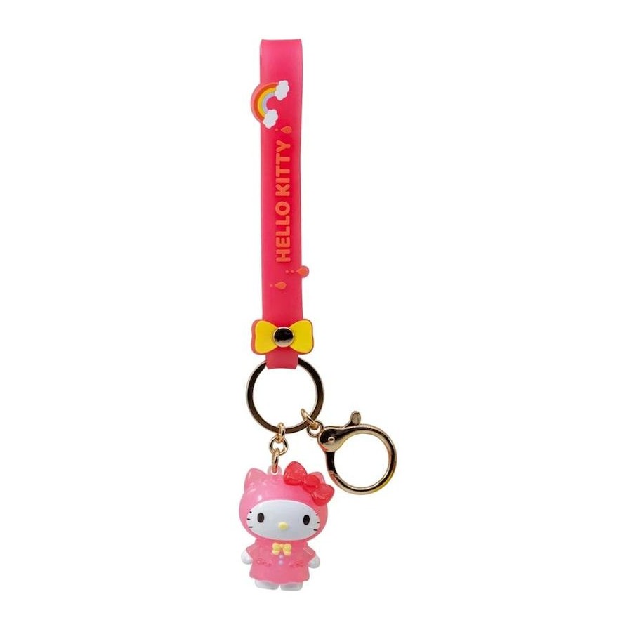 Hello Kitty and Friends - Hello Kitty Raincoat Series Boxed Keychain with Hand Strap