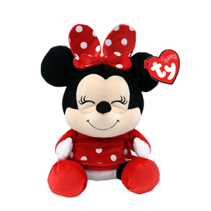 MINNIE MOUSE - Floppy Reg Beanie Baby Disney