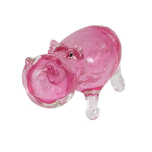 HIPPO PINK GLASS