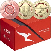 QANTAS CENTENARY 11 COIN COLLECTION