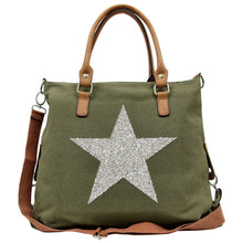 Load image into Gallery viewer, STAR POWER CANVAS BAG KHAKI
