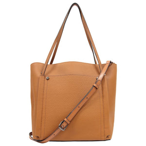 SCARLETT LEATHER TOTE TAN