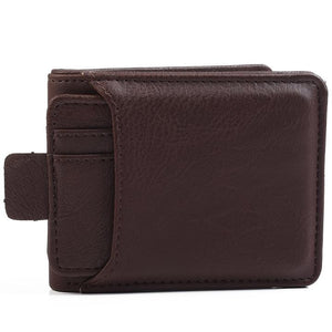 WALLET LEATHER DUAL BROWN
