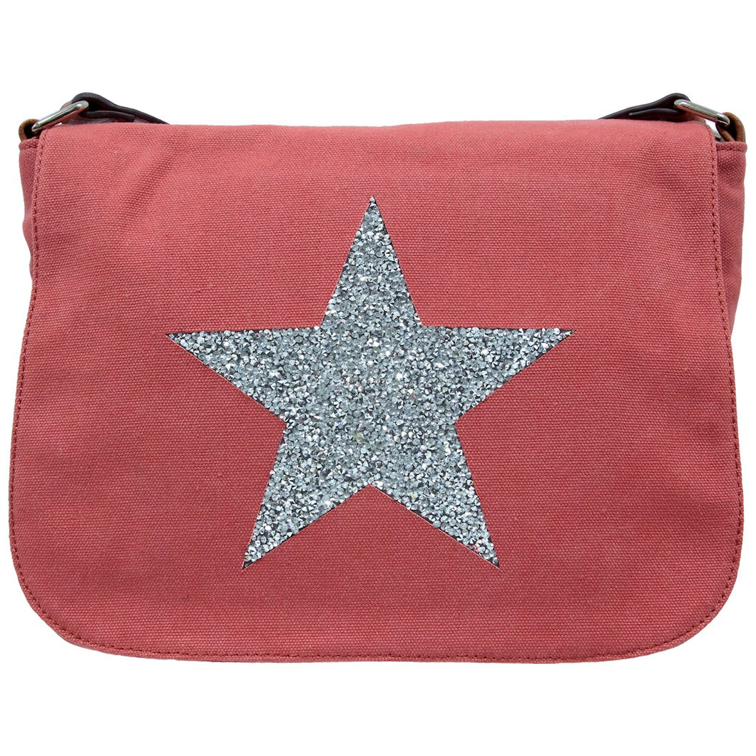 STAR POWER X BODY CANVAS BAG RUST