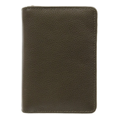 NICE LEATHER WALLET OLIVE