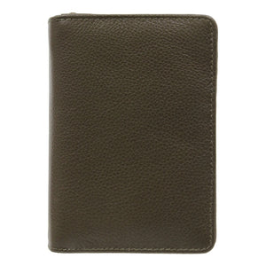 NICE LEATHER WALLET OLIVE