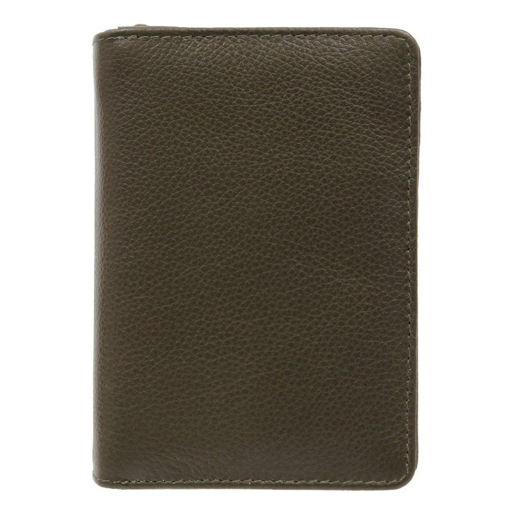 NICE LEATHER WALLET OLIVE