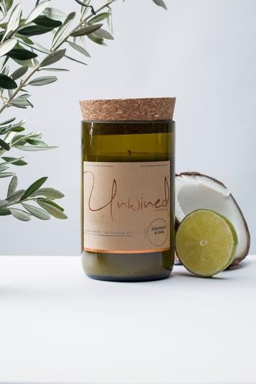 UNWINED CANDLE COCONUT & LIME 