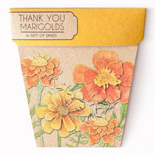 Load image into Gallery viewer, A GIFT OF SEEDS MERIGOLDS THANK YOU ECHO CARD
