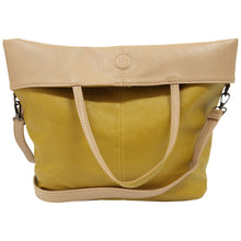 Load image into Gallery viewer, VIRGILIA REVERSABLE TOTE MUSTARD

