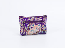 Load image into Gallery viewer, LEATHER PURSE PURPLE KOALA IN TREE YAKKINO
