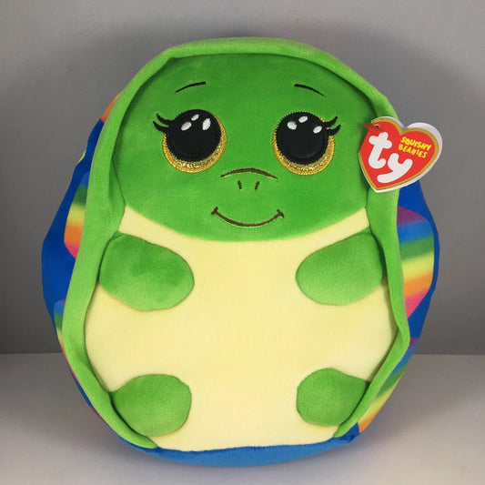 TV SQUISHY BEANIES SHRUGS - RAINBOW TURTLE SQUISH 25CM