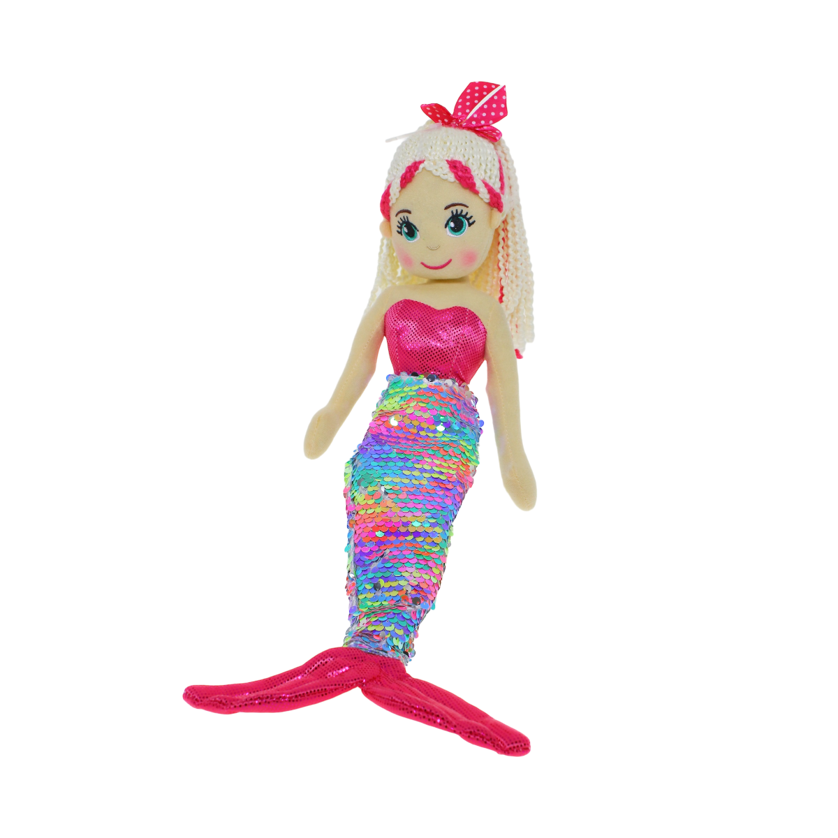 45cm ISABELLA F-S Pink Rainbow Mermaid
