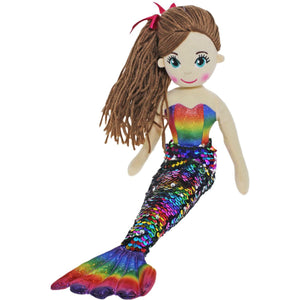 45cm KIM F-S Dark Rainbow Mermaid