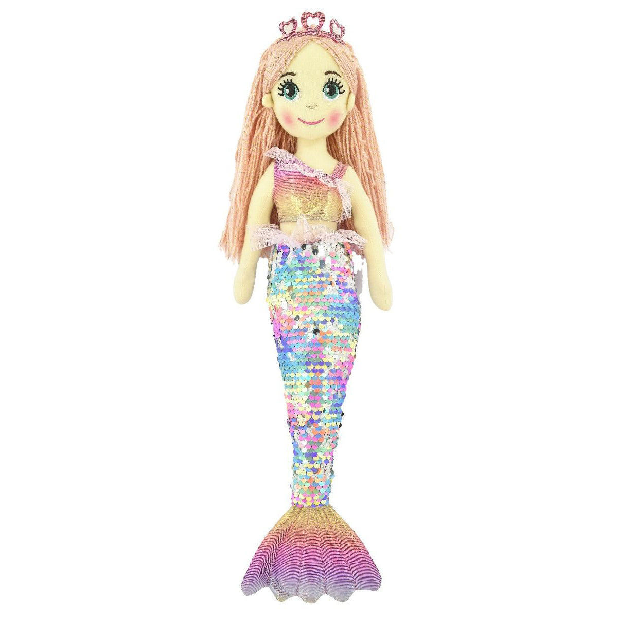 45cm MER EMMA Gradient Rainbow Mermaid