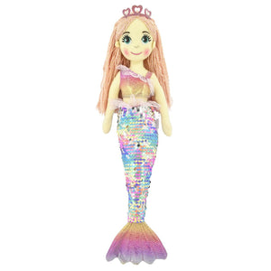 45cm MER EMMA Gradient Rainbow Mermaid