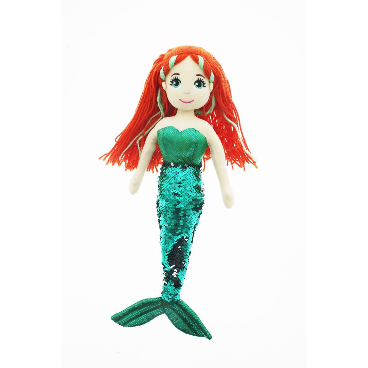 45cm ROSE F-S Dark Green Mermaid