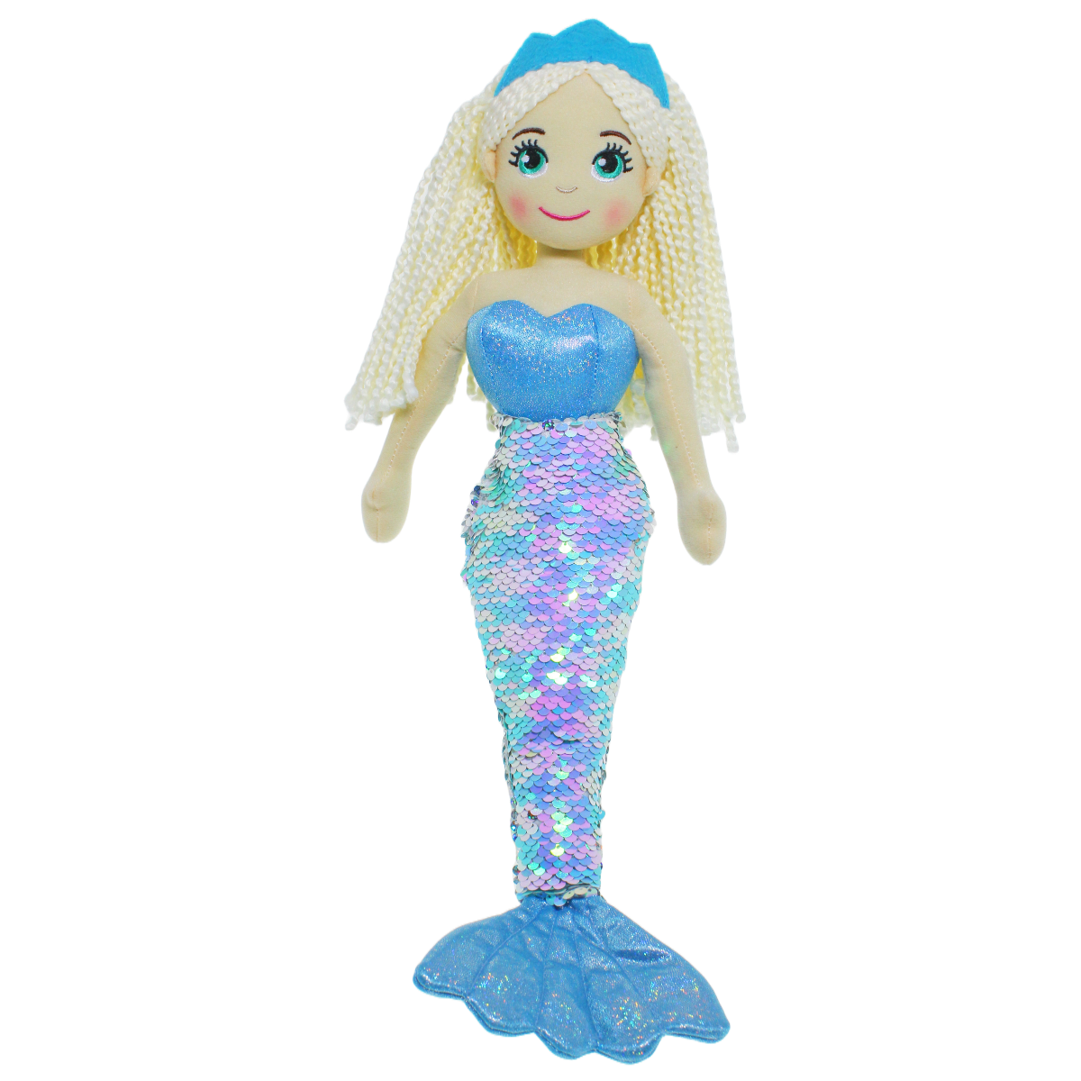 45cm SHELLY F-S BLUE iridescen Mermaid
