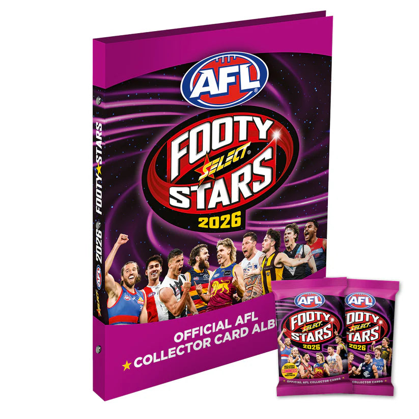 2026 AFL Select Card Footy Stars Binder Album