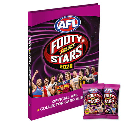 2026 AFL Footy Stars Binder Album Case