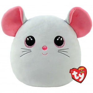 SQUISH-A-BOOS 14 INCH CATNIP - MOUSE