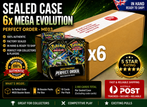 Pokemon TCG Mega Evolution Perfect Order - Booster Box X6 Sealed Case