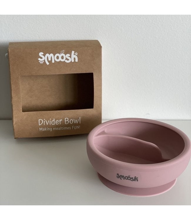 SMOOSH DIVIDER BOWL PINK