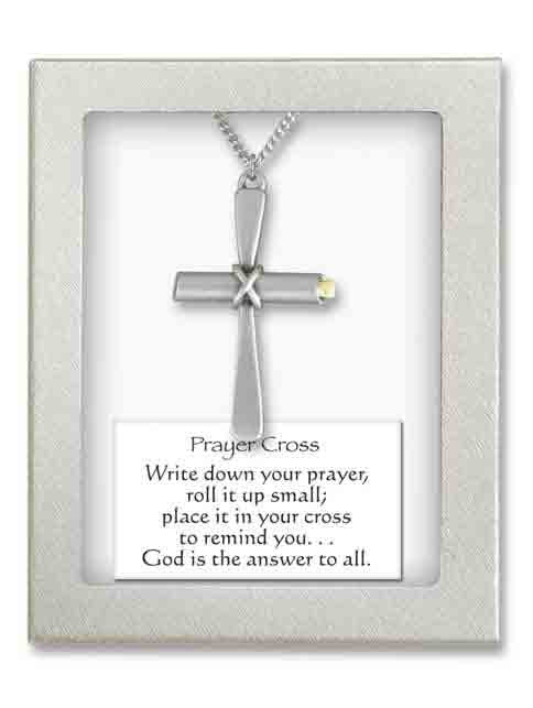 PENDANT PRAYOR CROSS-CHAIN