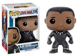 POP CAPTAIN AMERICA 3 - BLACK PANTHER UNMASKED 138