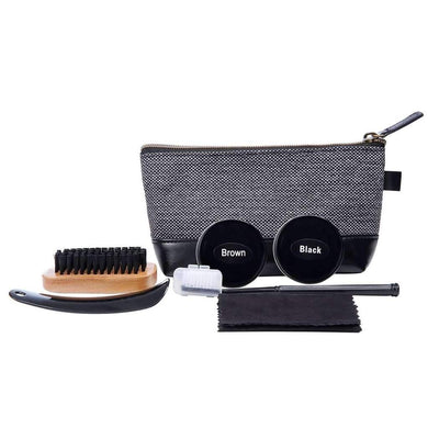 SHOE SHINE KIT TRAVEL DOPP