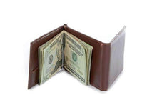 Load image into Gallery viewer, WALLET MONEY CLIP 3 FOLD BLACK
