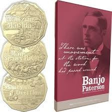 BANJO PATTERSON 3 COIN PACK  OF 50C 2020