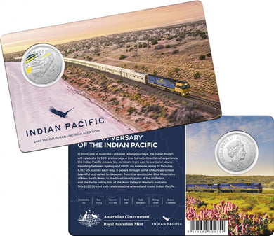 INDIAN PACIFIC COIN PACK 50TH ANNIVERSARY