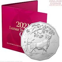COIN PACK 50C 2021 14 SIDED YEAR OF THE OX