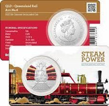 Load image into Gallery viewer, COIN PACK $FOLDER 50 CENT AUSTRALIAN TEAM TRAINS
