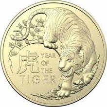 Load image into Gallery viewer, COIN PACK $1 UNC 2022 YEAR OF THE TIGER ANIMAL &amp; WHEEL
