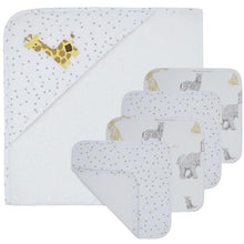 Load image into Gallery viewer, 5PC BATH GIFT SET SAVANNA BABIES
