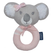Load image into Gallery viewer, KNITTED RATTLE - CHLOE THE KOALA
