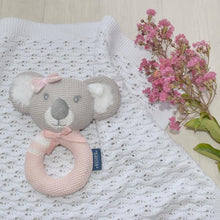 Load image into Gallery viewer, KNITTED RATTLE - CHLOE THE KOALA
