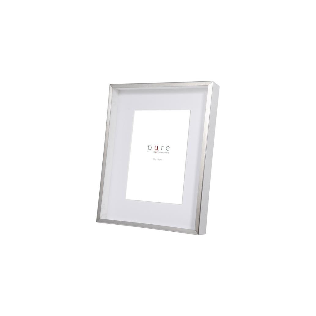 GARVEY BRUSHED CHROME FRAME 10X15CM