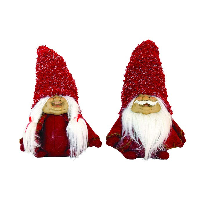PRAGUE KNITTED RED MR & MRS SANTA