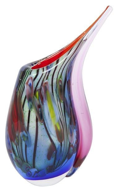 VASE COLOURED GLASS XANADU