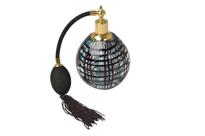 PERF BOTTLE GRID BLACK COLOURED GLASS 