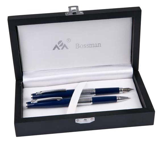 PEN SET BOSSMAN BLUE