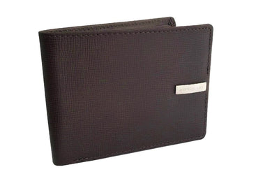 JOS VON ARX LEATHER WALLET DARK BROWN