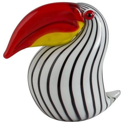 TOUCAN TOCO COLOURED GLASS 