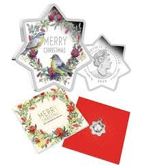 COIN 2020 1oz SILVER STAR CHRISTMAS DECORATION